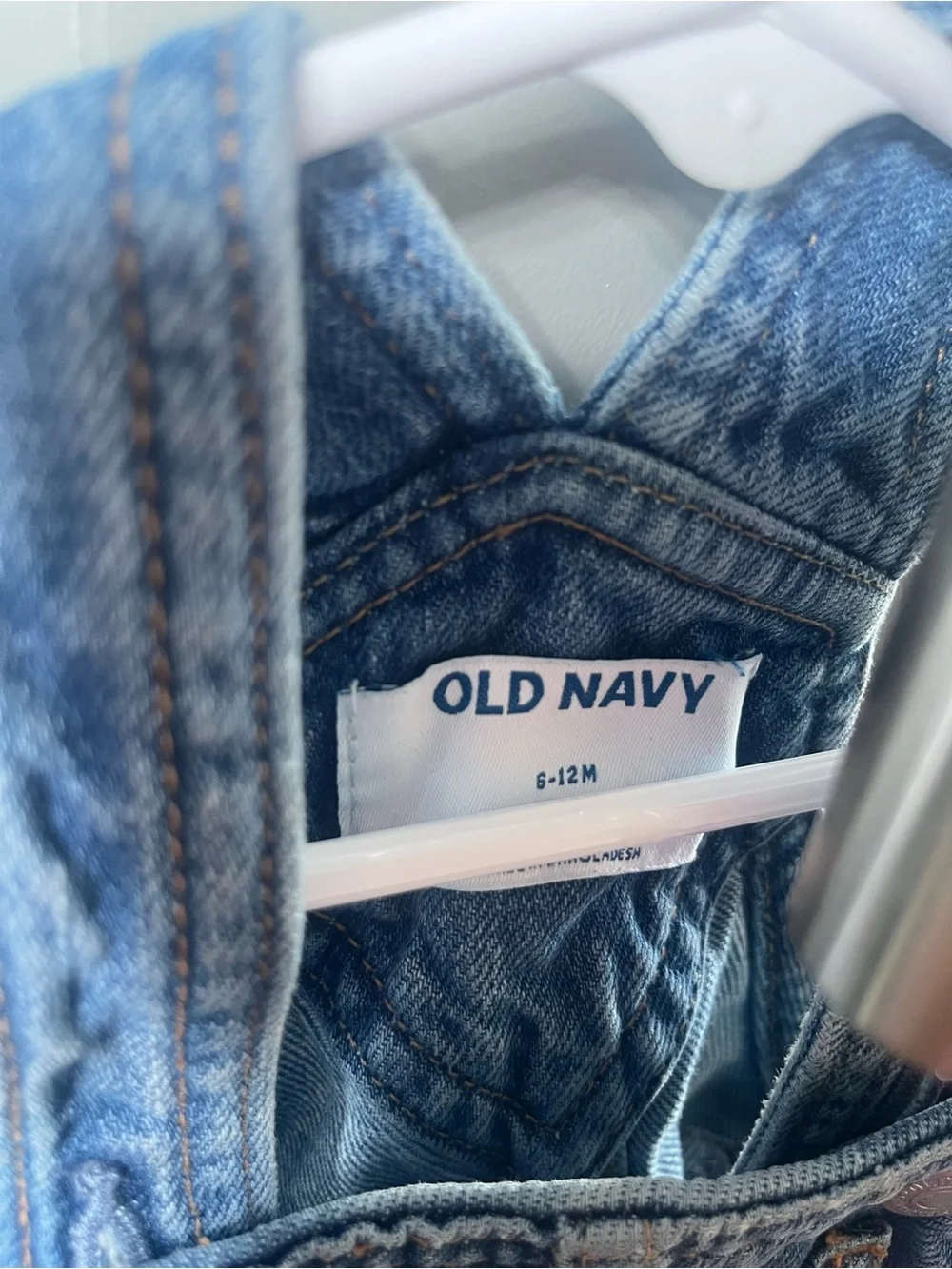 Old Navy Light Blue Denim Kids Overall Skirt